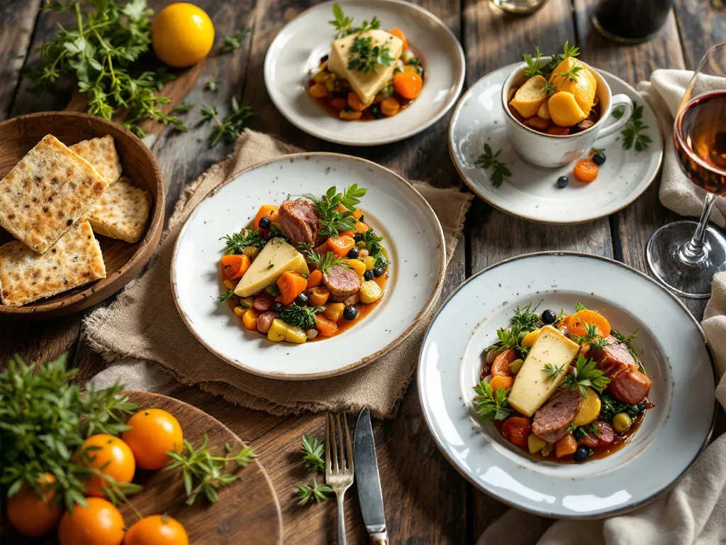 Menus dégustation produits locaux pour un repas intime réussi