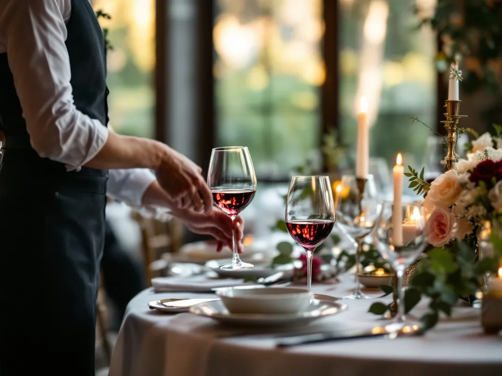 Profitez d’un mariage chic grâce à votre traiteur mariage sommelier