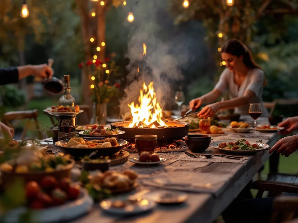Profitez d’un service traiteur brasero chaleureux pour vos invités