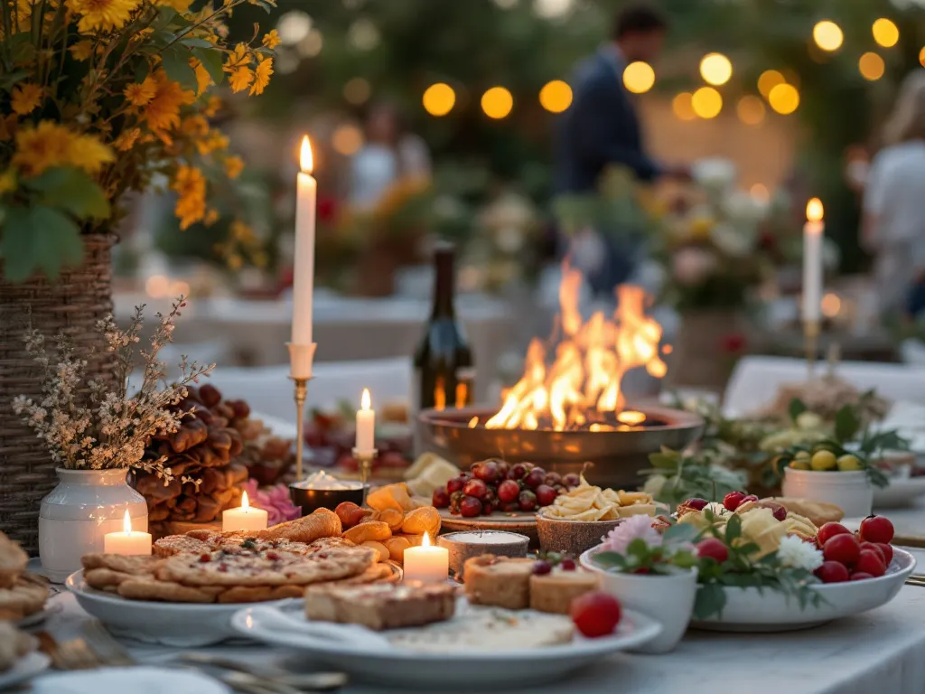 Découvrez le brasero mariage traiteur pour votre jardin